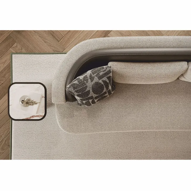 Casa Padrino Luxus Sofa Grau / Schwarz 250 cm - Hotel & Wohnzimmer Möbel