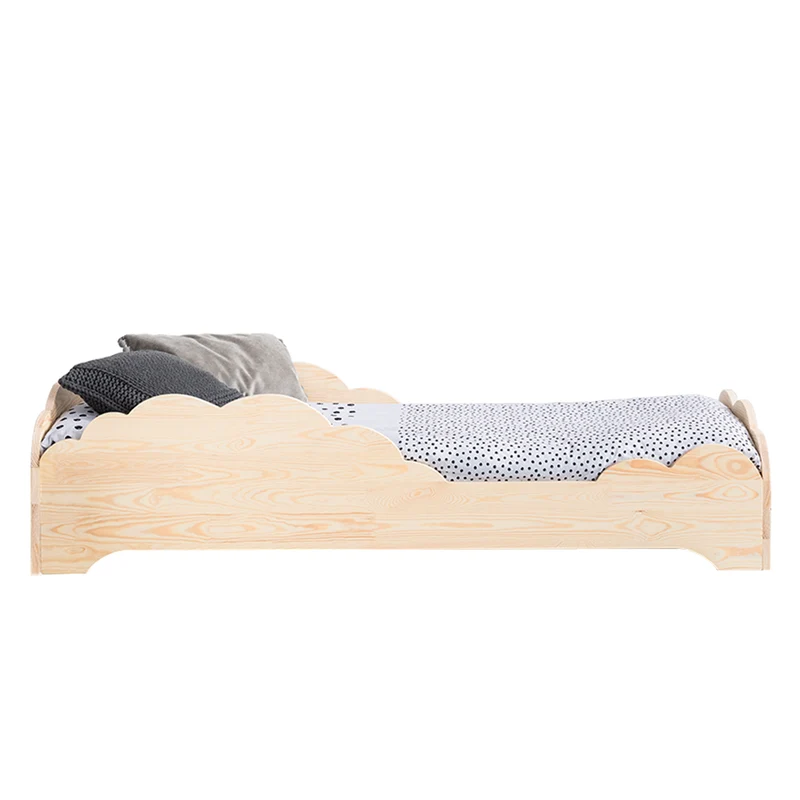 Lit 90x190 sommier inclus Théotime Bois