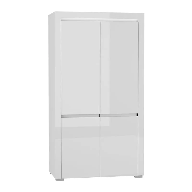 Armoire 2 portes LED inclus Kasla Blanc