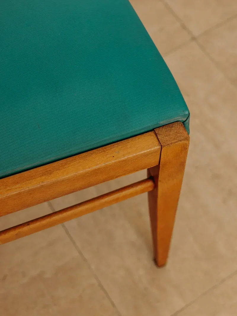 Alma, la chaise en bois verte N°869