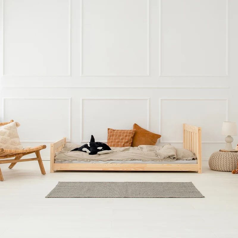 Lit 90x190 sommier inclus Adeline Bois
