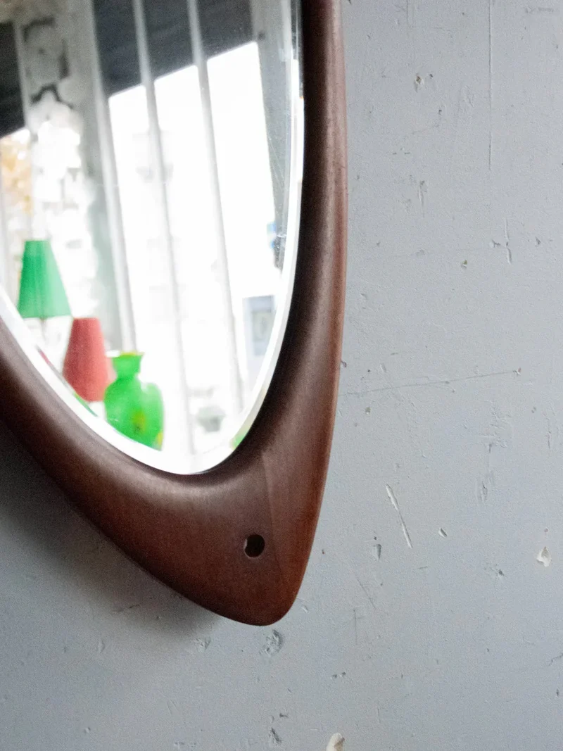 Igor, le miroir retro en bois N°831