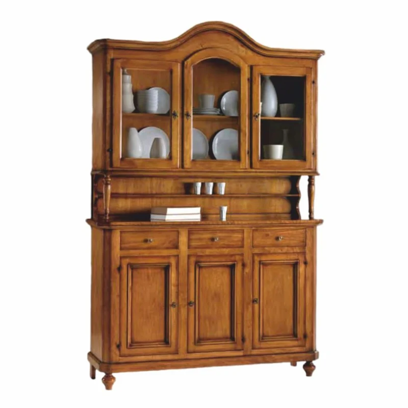 Casa Padrino Landhausstil Esszimmer Schrank Braun 158 x 47 x H. 230 cm - Esszimmer Möbel