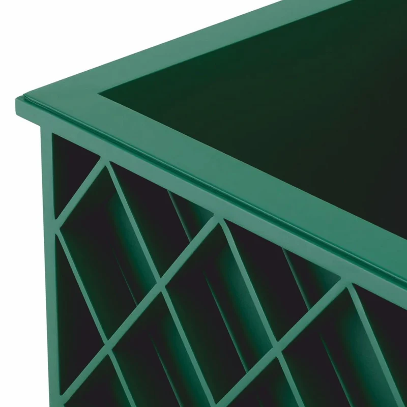 Casa Padrino Luxus Blumentopf Grün 76 x 76 x H. 69 cm - Garten Deko