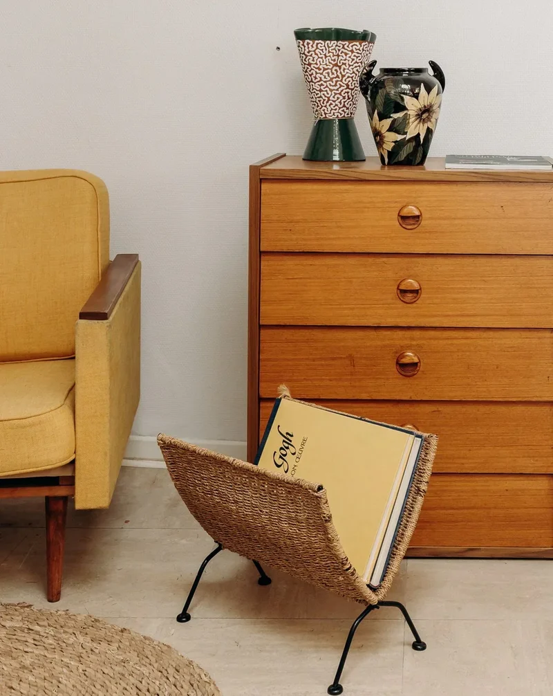 Marius, le porte-revues en jute N°195