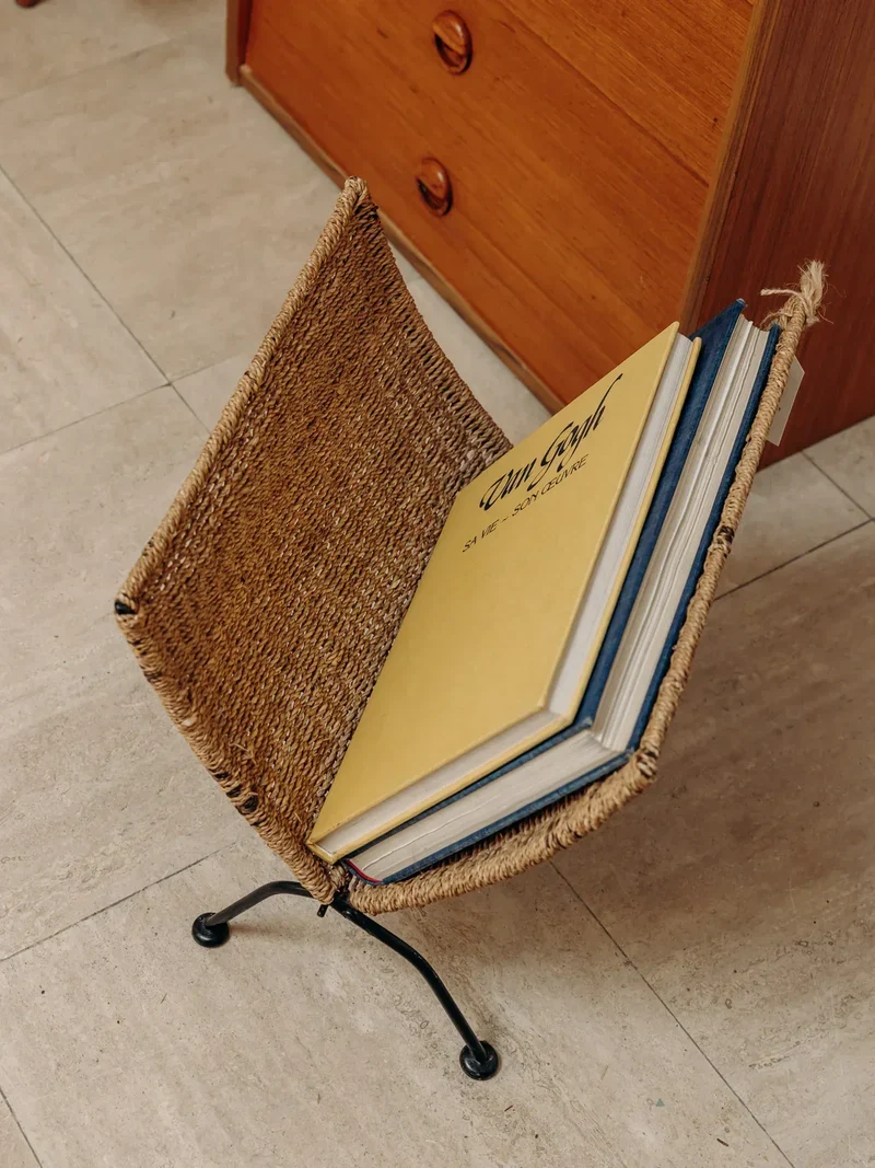Marius, le porte-revues en jute N°195