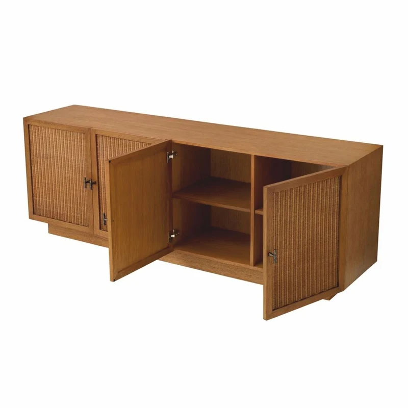 Casa Padrino Luxus Sideboard mit 4 Türen Braun / Bronze 220 cm - Luxus Möbel