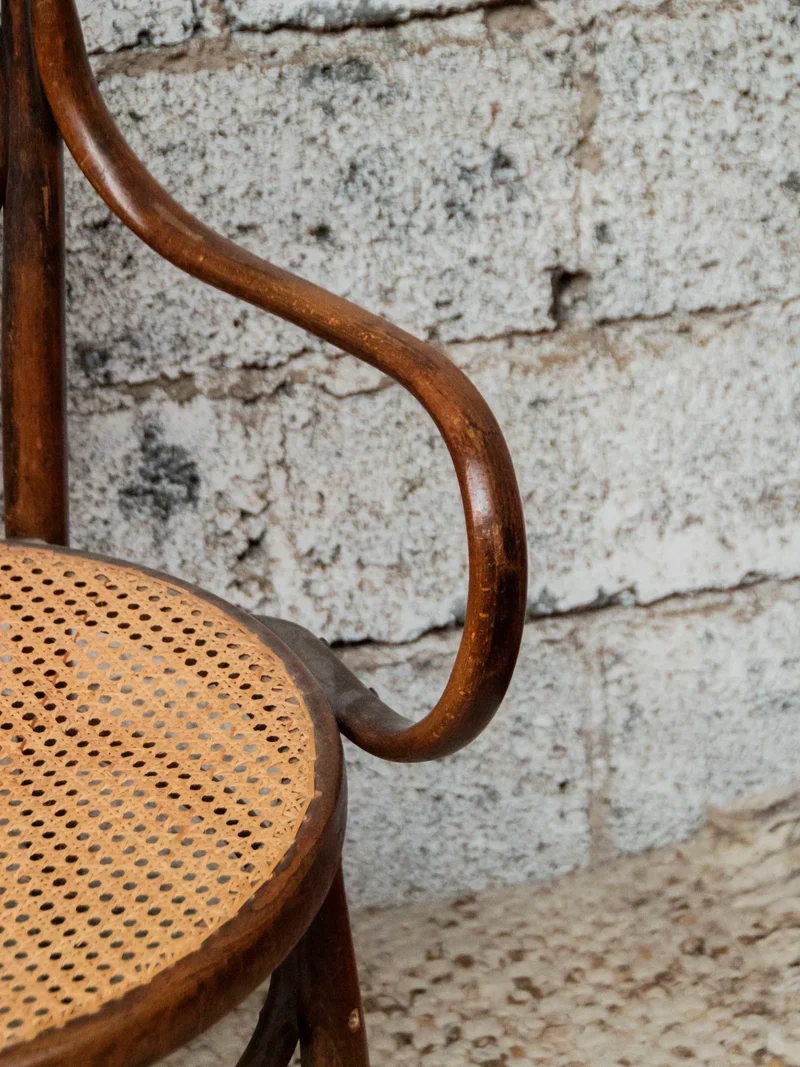 Ernest, le fauteuil canné en bois N°589