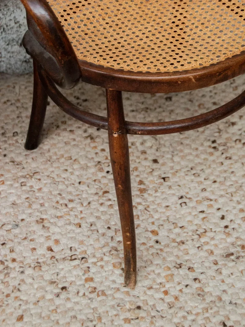 Ernest, le fauteuil canné en bois N°589