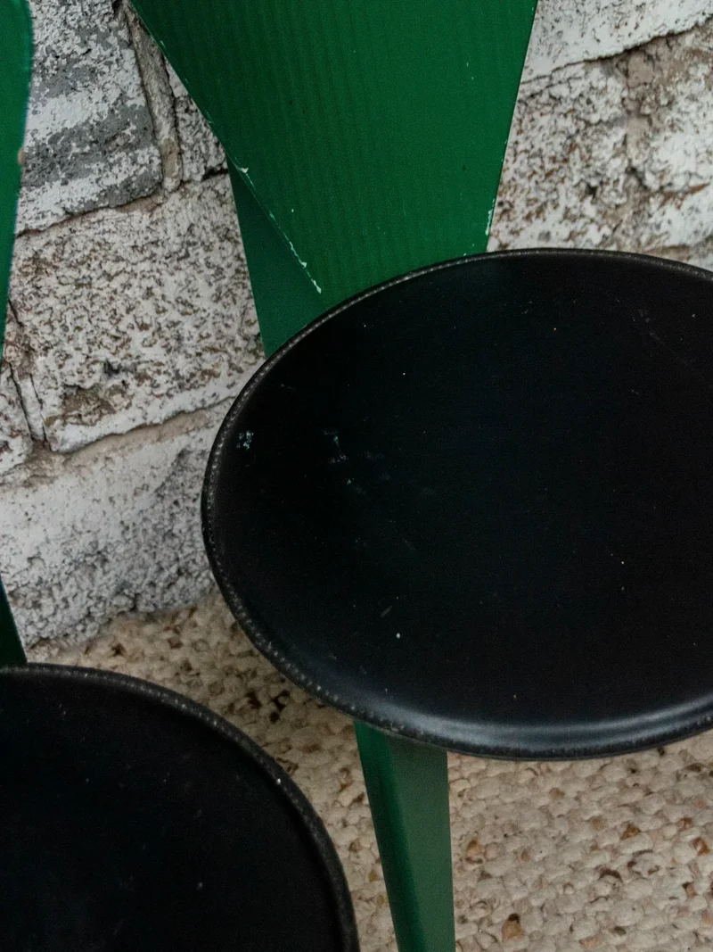 Alma, le lot de 4 chaises en simili N°990