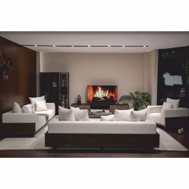 Casa Padrino Luxus Massivholz Couchtisch Braun 138 cm - Hotel & Wohnzimmer Möbel