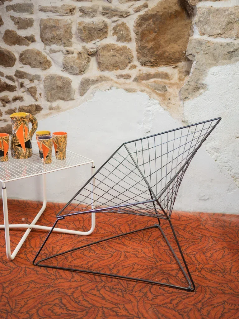 Jakob, le fauteuil en acier N°601