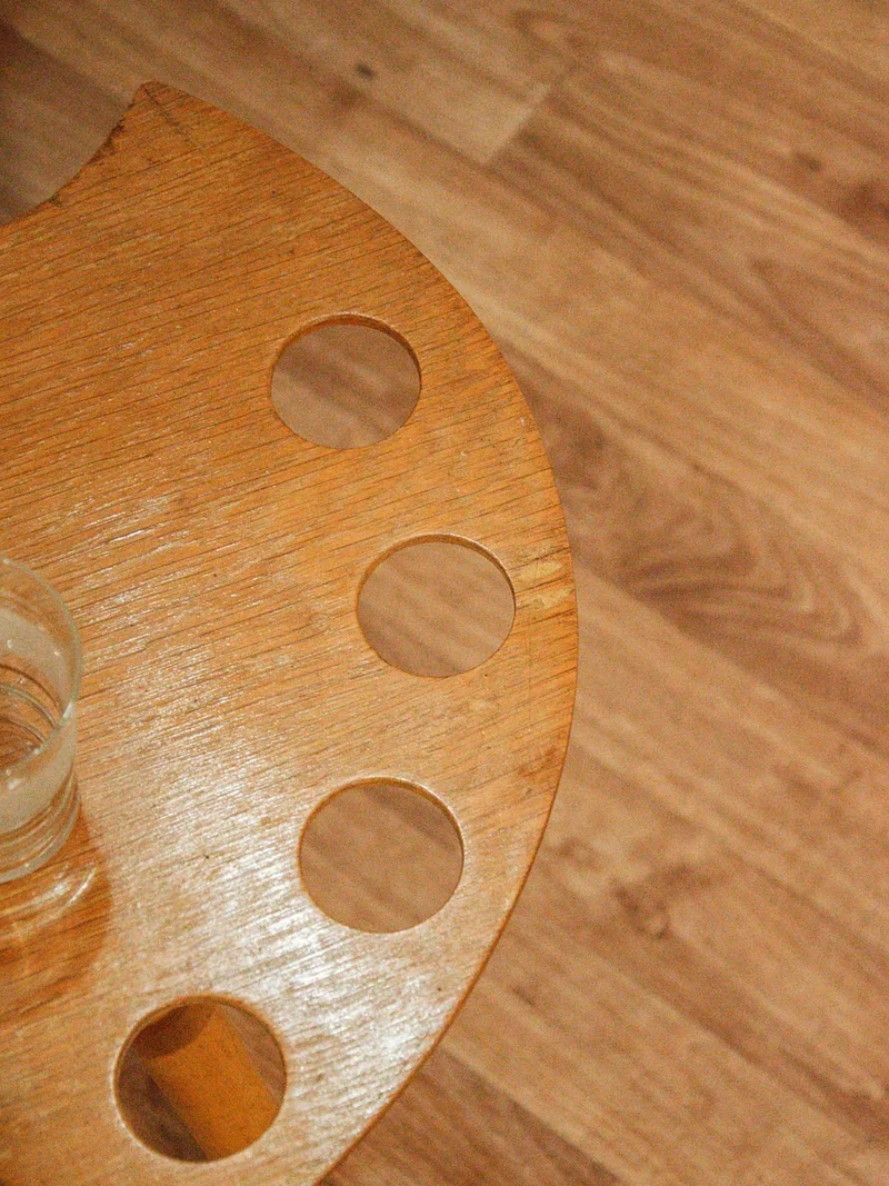 Francine, la table de peintre en bois N°466