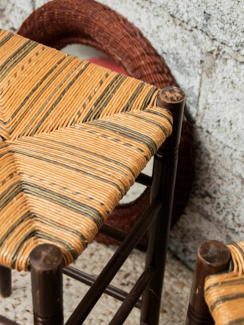Gaston, le paire de tabourets de bar N°113