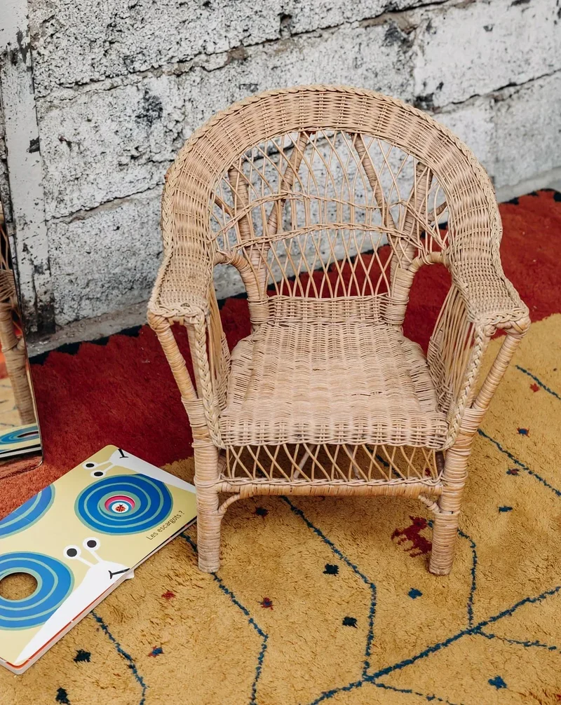 Marcus, le fauteuil pour enfant en rotin N°26