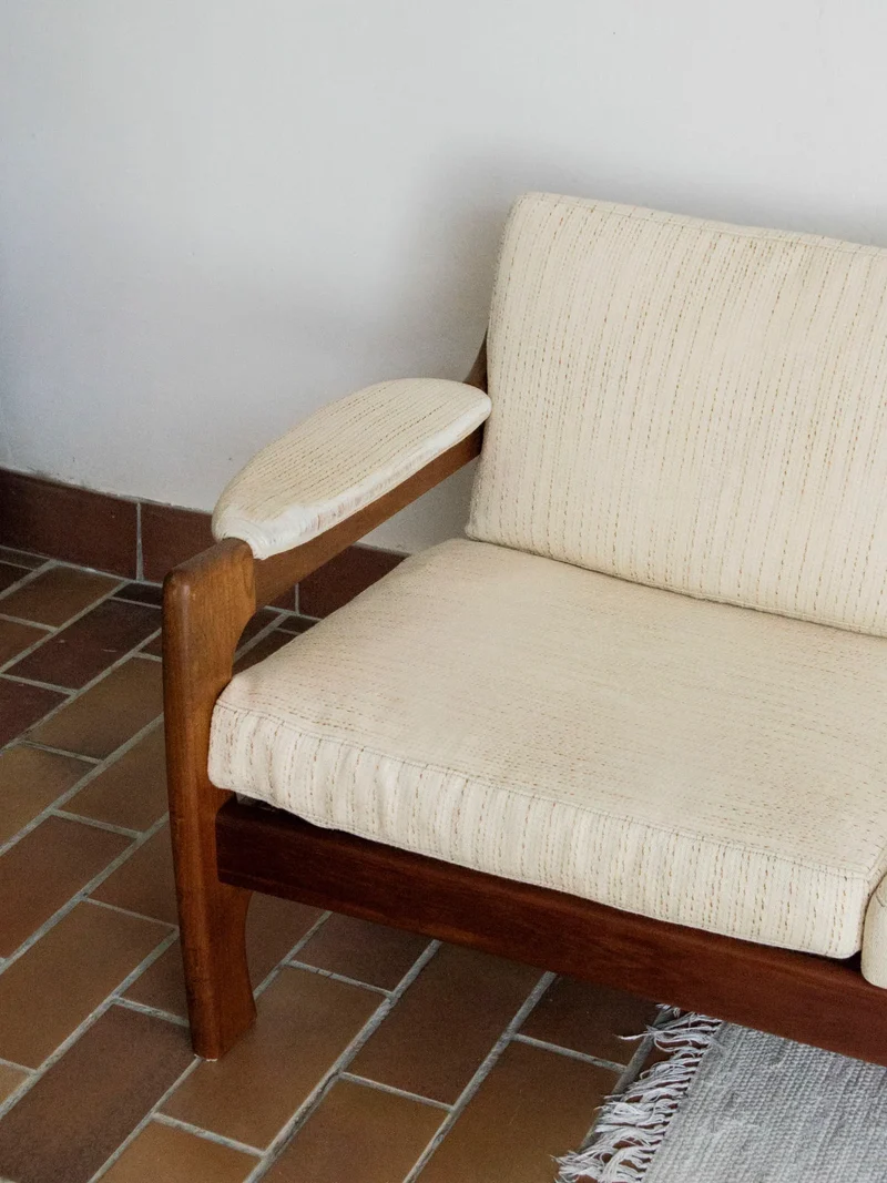 Clara, la banquette en teck massif N°67