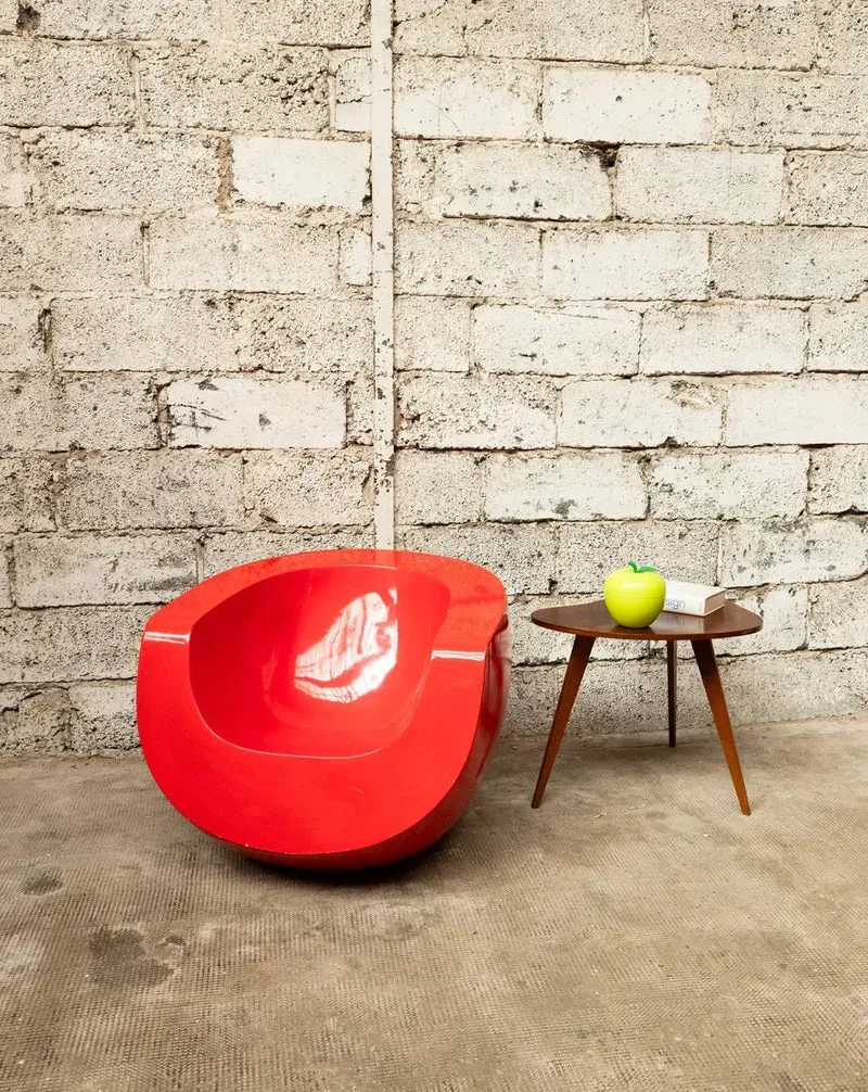 Jakob, le fauteuil rouge 70's N°452