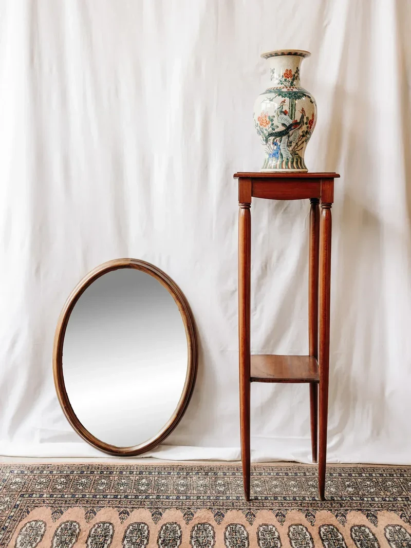 Francine, la table sellette en bois N°462