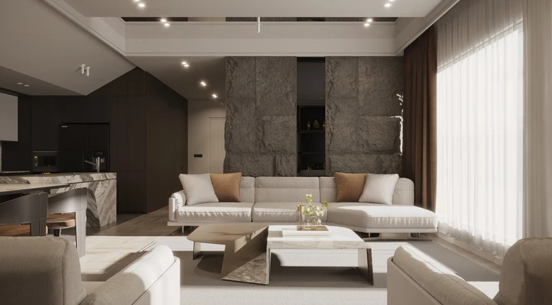 Casa Padrino Luxus Ecksofa Grau / Messing 360 cm - Wohnzimmer & Hotel Sofa