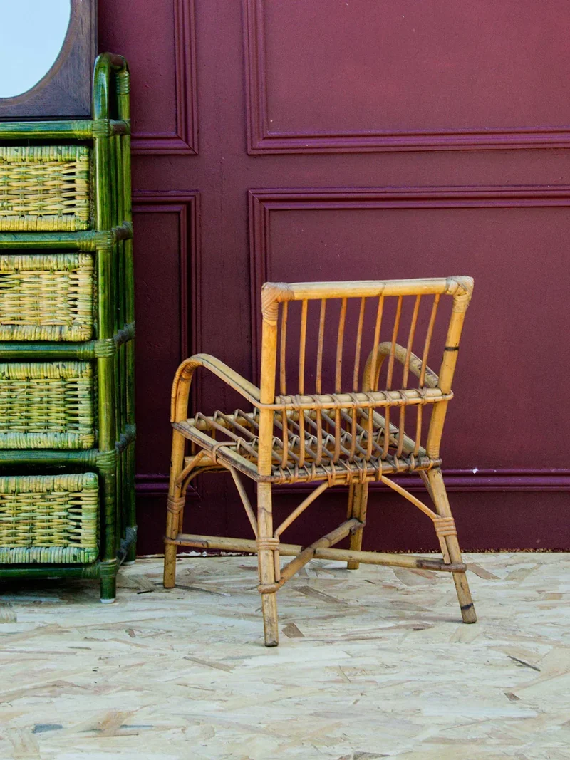Marcus, le fauteuil pour enfant en rotin N°2