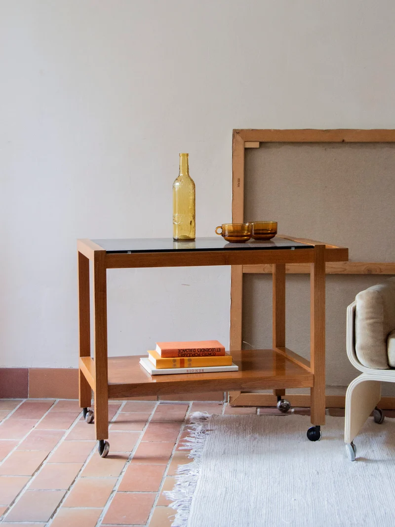 Anouk, la desserte en bois et verre N°200
