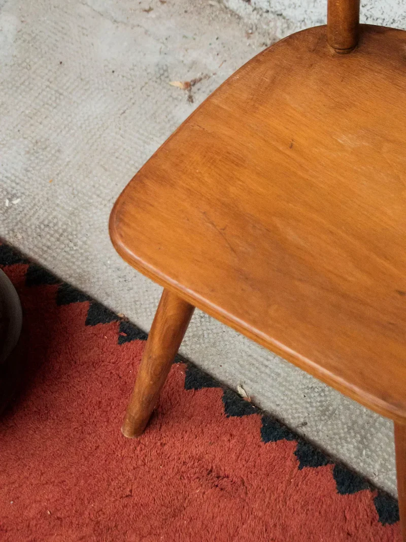 Alma, la paire de chaises en bois N°729