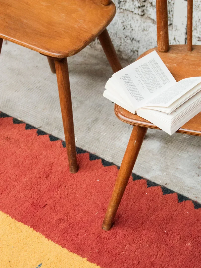 Alma, la paire de chaises en bois N°729