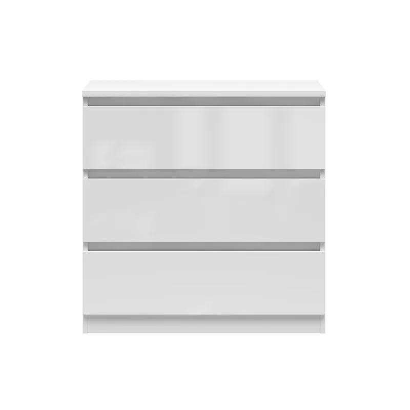 Commode 3 tiroirs Edwin Blanc