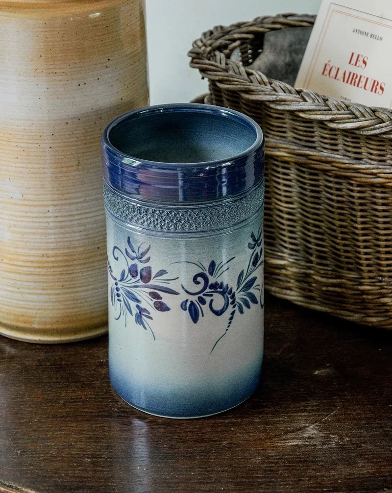 Edmond, le vase bleu en grès N°38