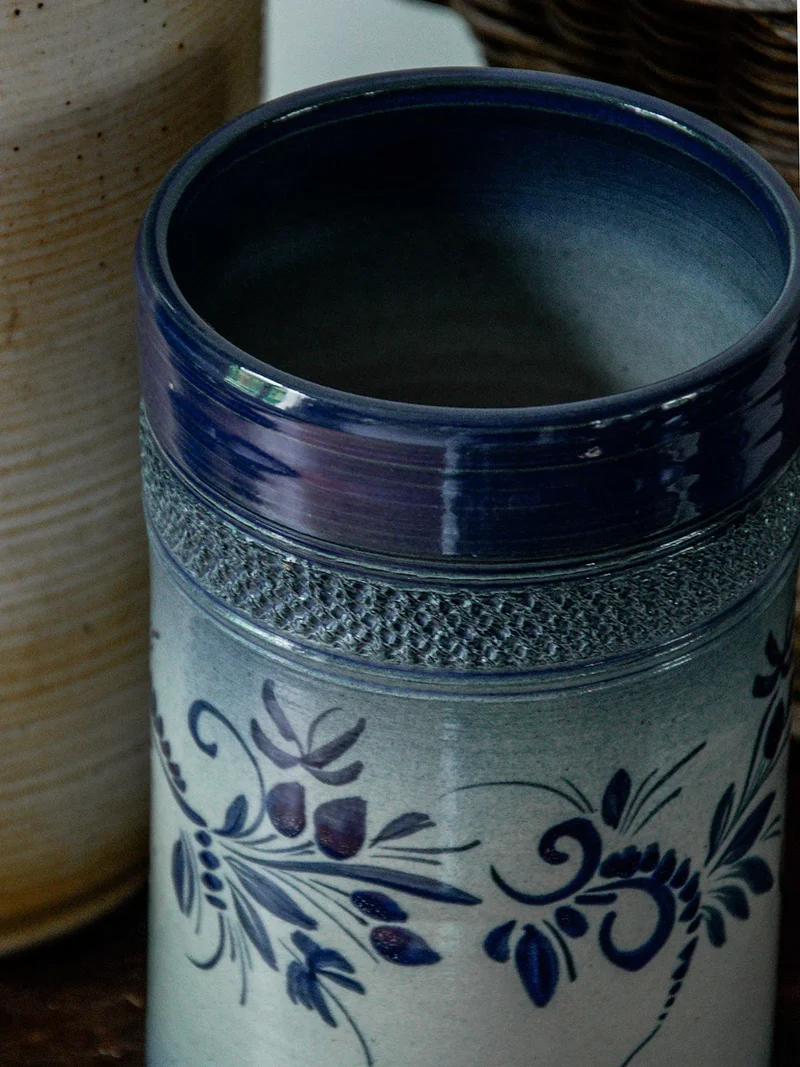 Edmond, le vase bleu en grès N°38