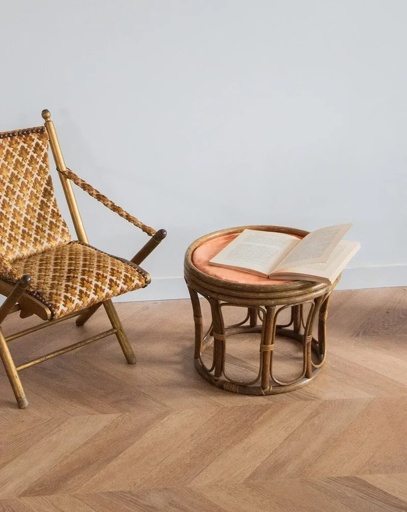 Jean-Philippe, le pouf en rotin N°58