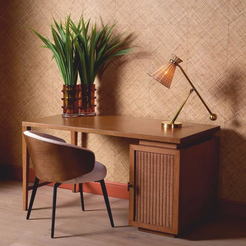Casa Padrino Luxus Schreibtisch Braun / Bronze 140 cm - Büro Möbel