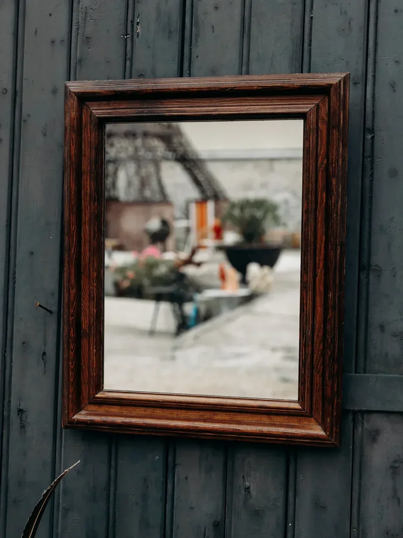 Georges, le miroir en bois N°733