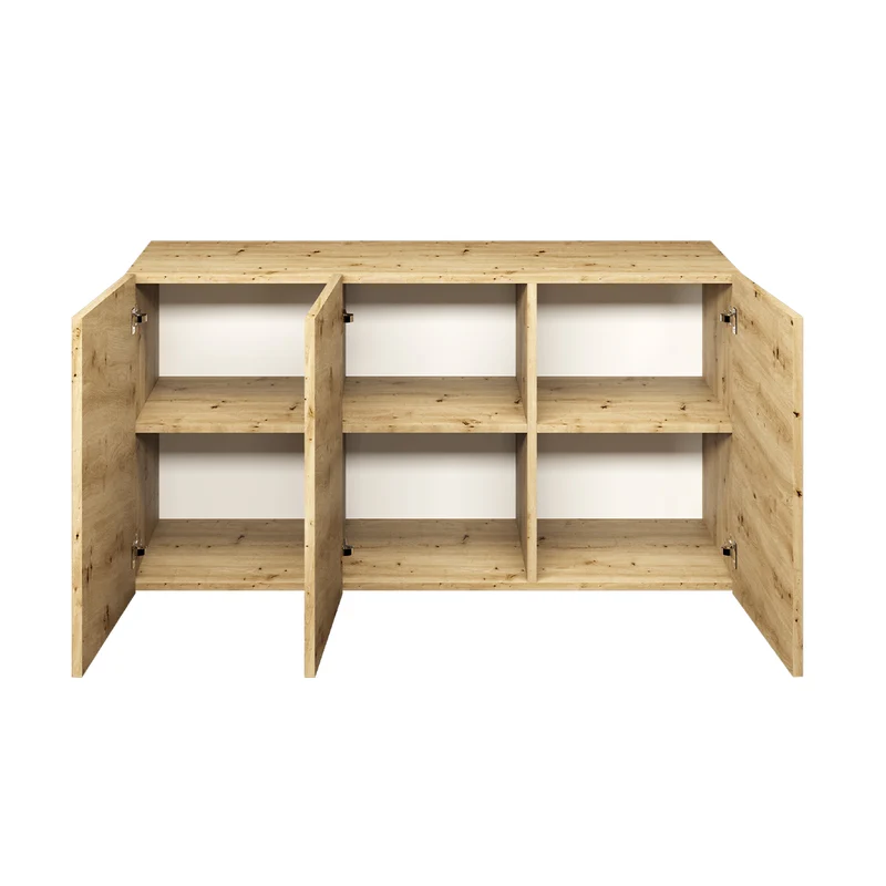 Buffet mural 3 portes Idao Bois clair