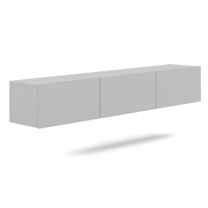 Meuble TV mural 3 portes 180 cm Idao Blanc