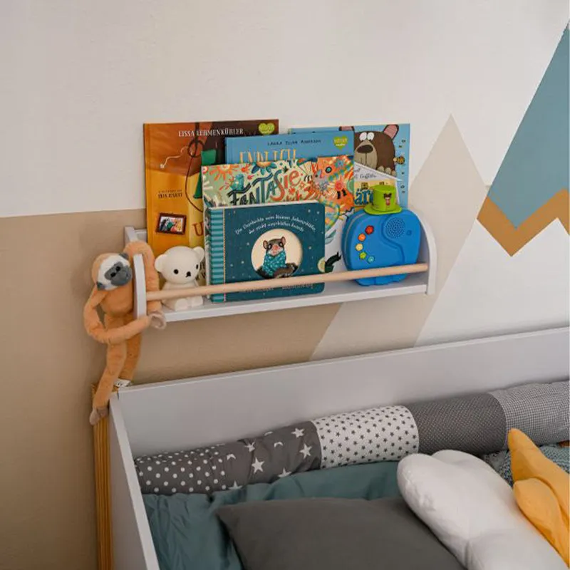 Etagère murale Bellamy Basic Blanc et bois