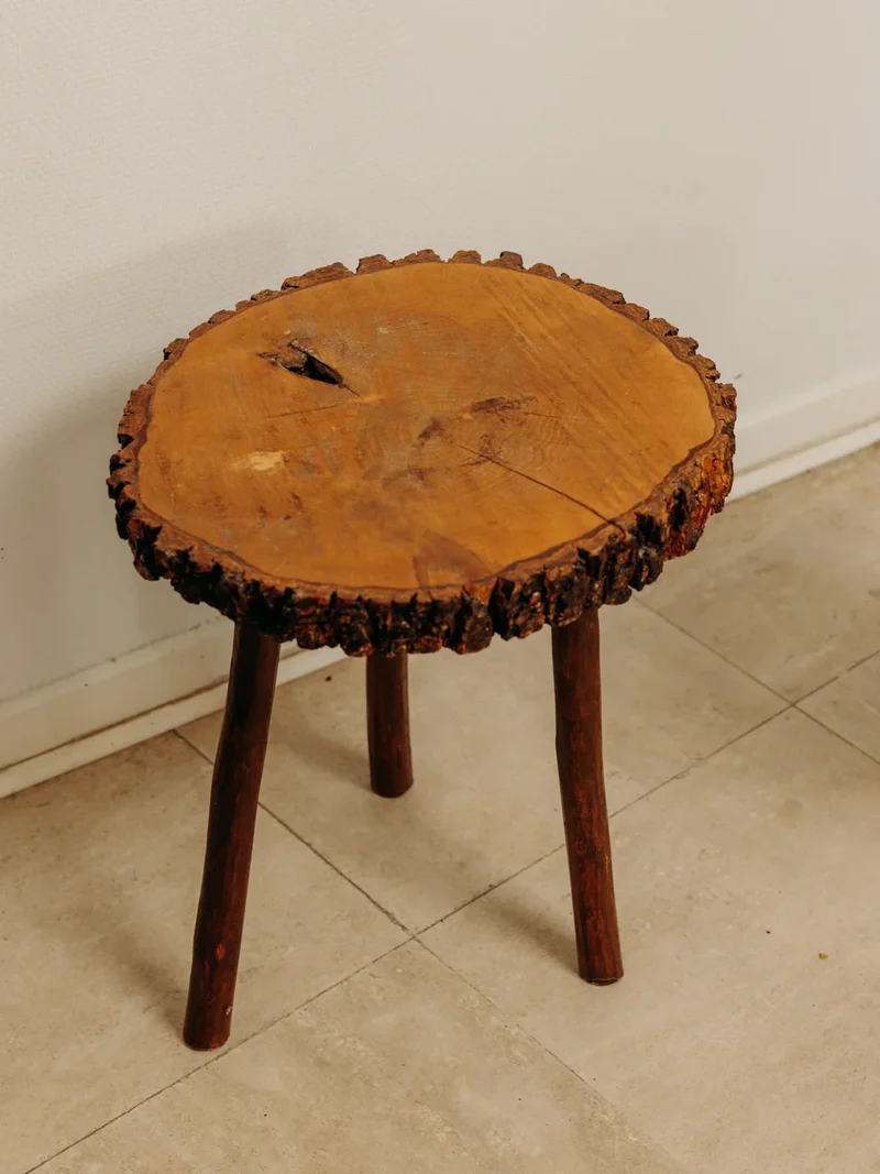 Regis, la paire de tabourets brutalistes N°685