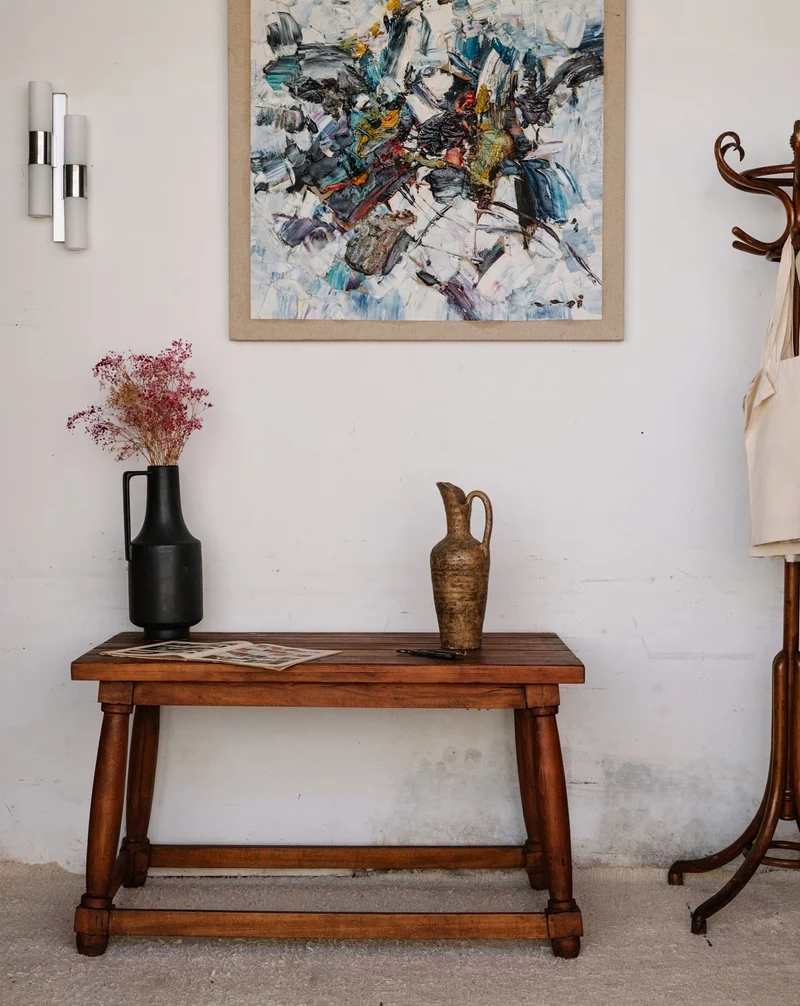 Francine, la table d'appoint en bois N°485