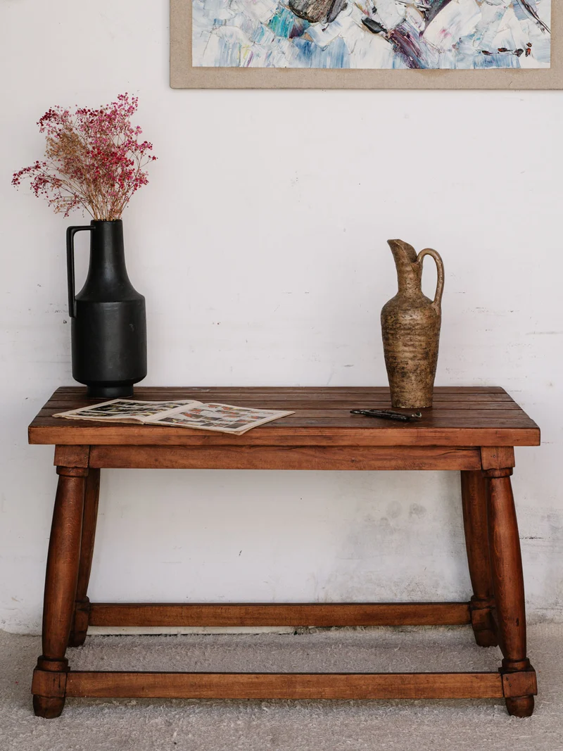 Francine, la table d'appoint en bois N°485
