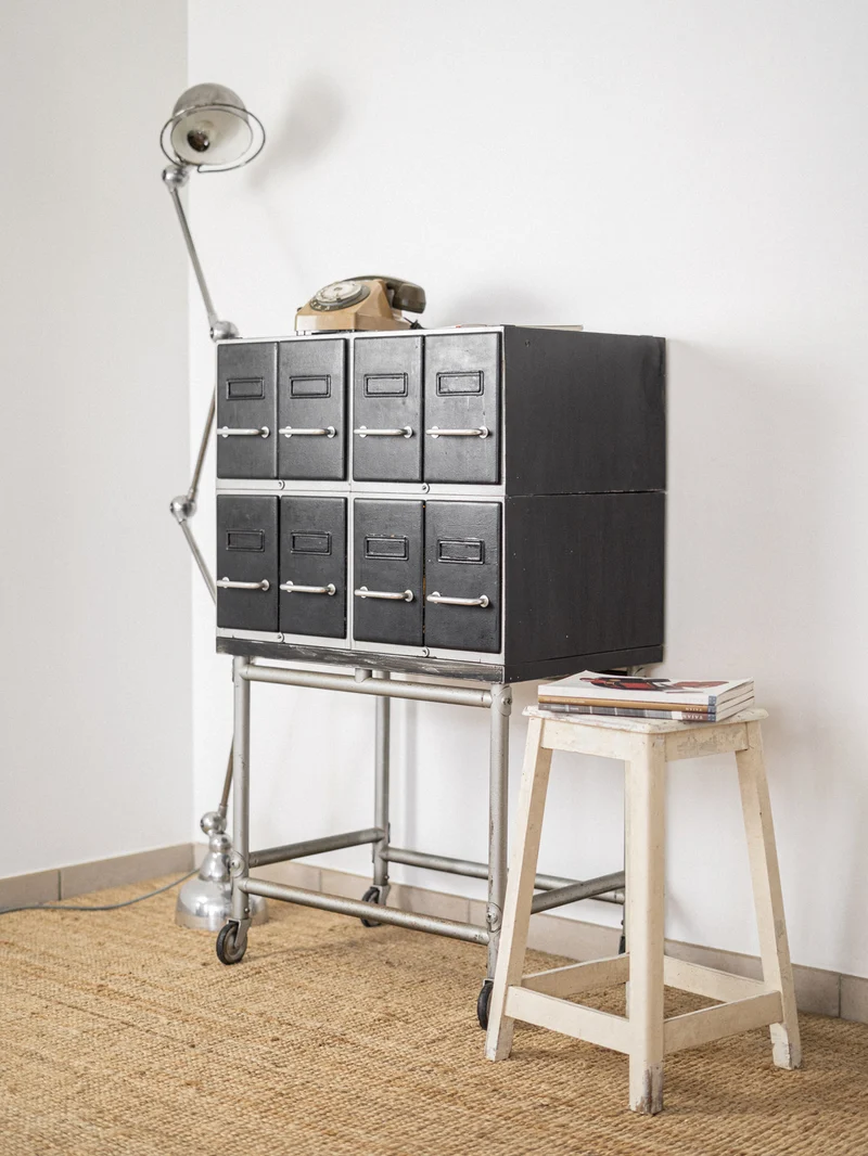 Fernand, le meuble de métier en métal N°131