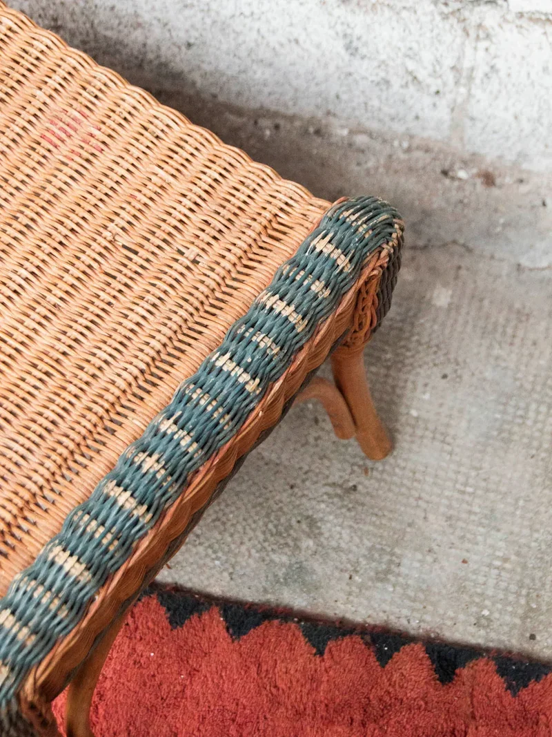 Jean-Philippe, le pouf en rotin N°57