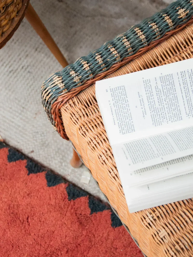 Jean-Philippe, le pouf en rotin N°57