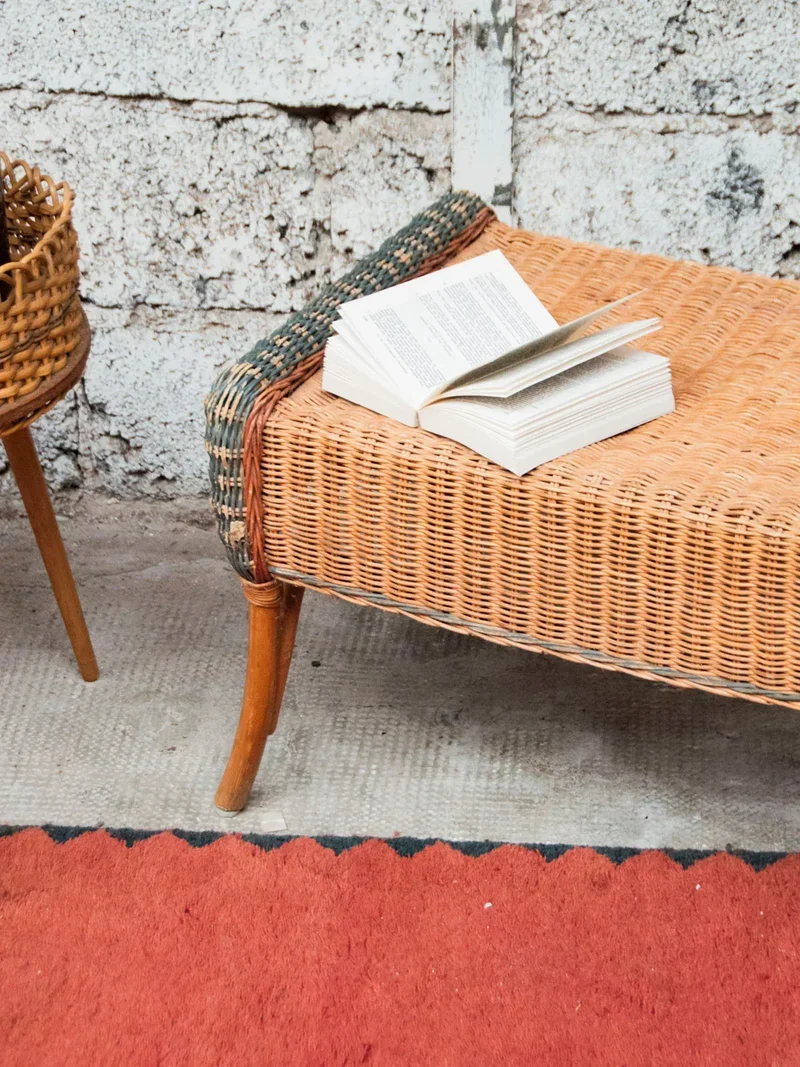 Jean-Philippe, le pouf en rotin N°57