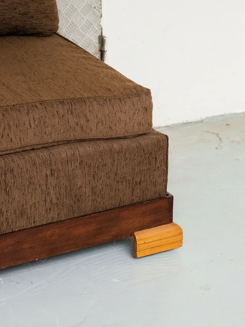 Clara, la banquette marron haute N°28