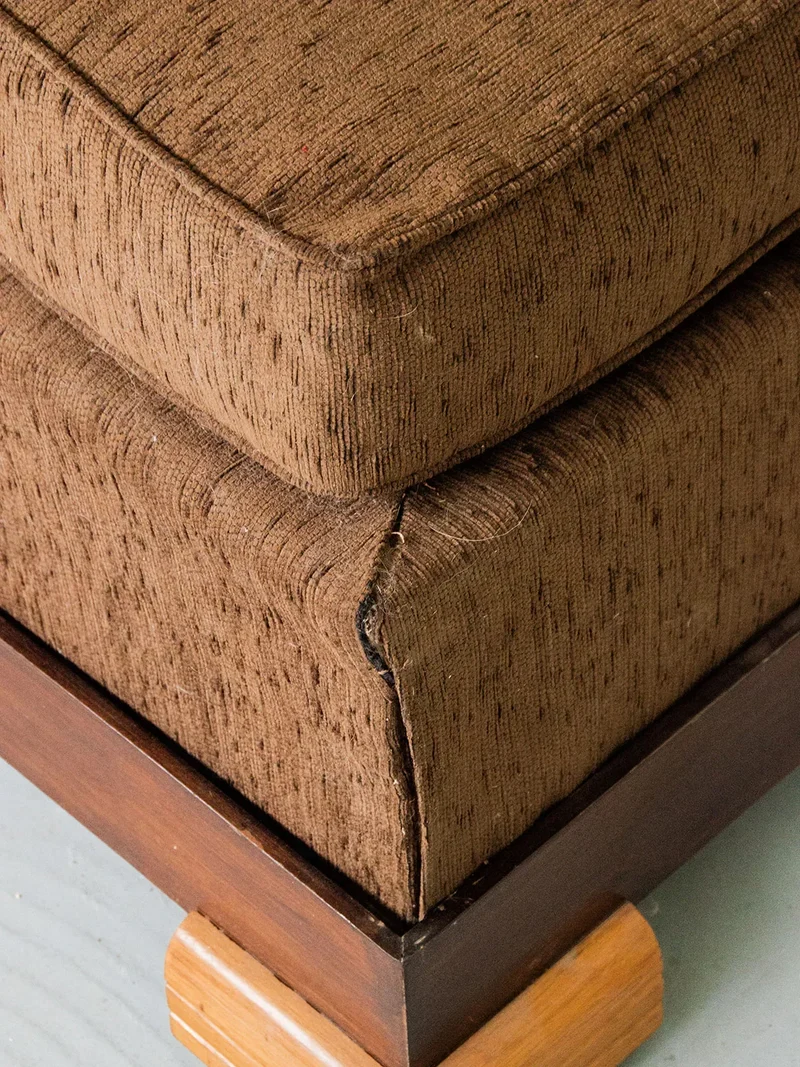 Clara, la banquette marron haute N°28