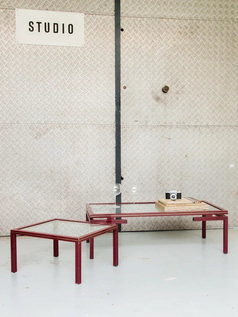 Donna, l'ensemble de tables basses en métal N°154