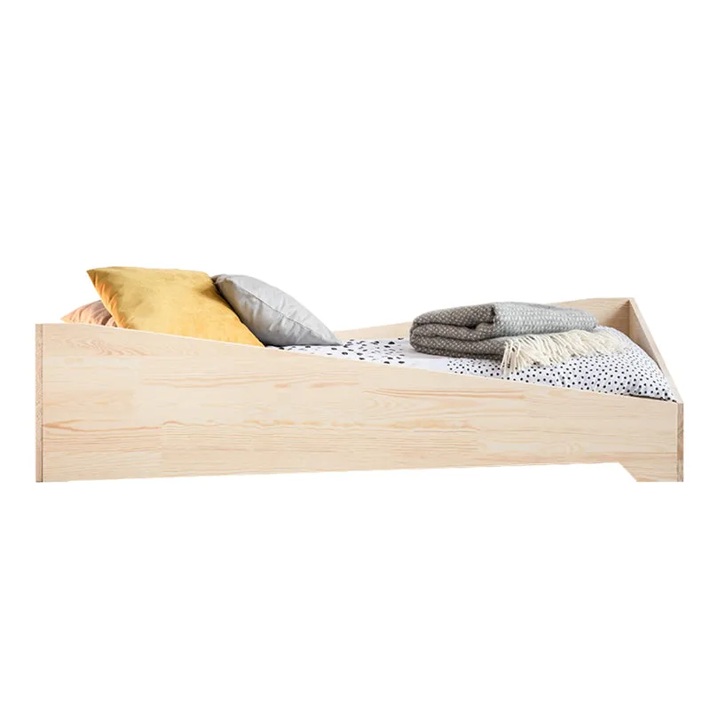 Lit 90x200 sommier inclus Solène Bois