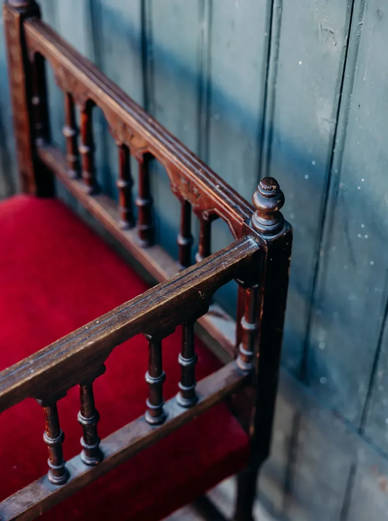 Ernest, le fauteuil d'angle rouge N°525