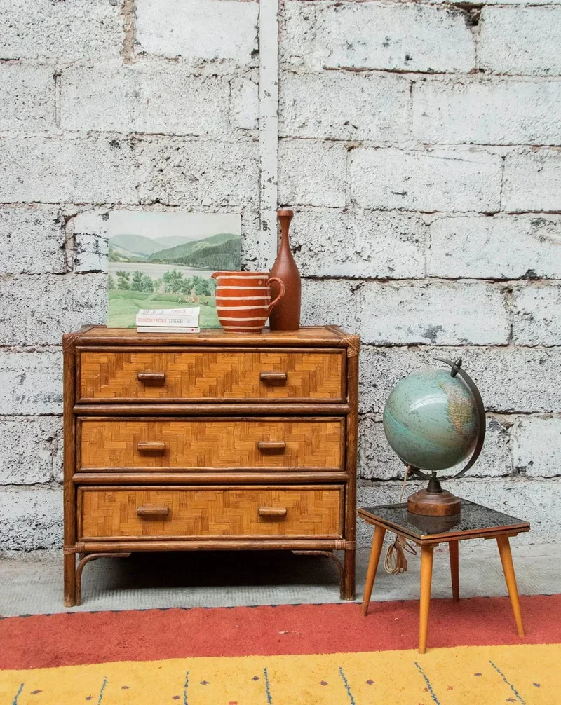 Garance, la commode en rotin N°142