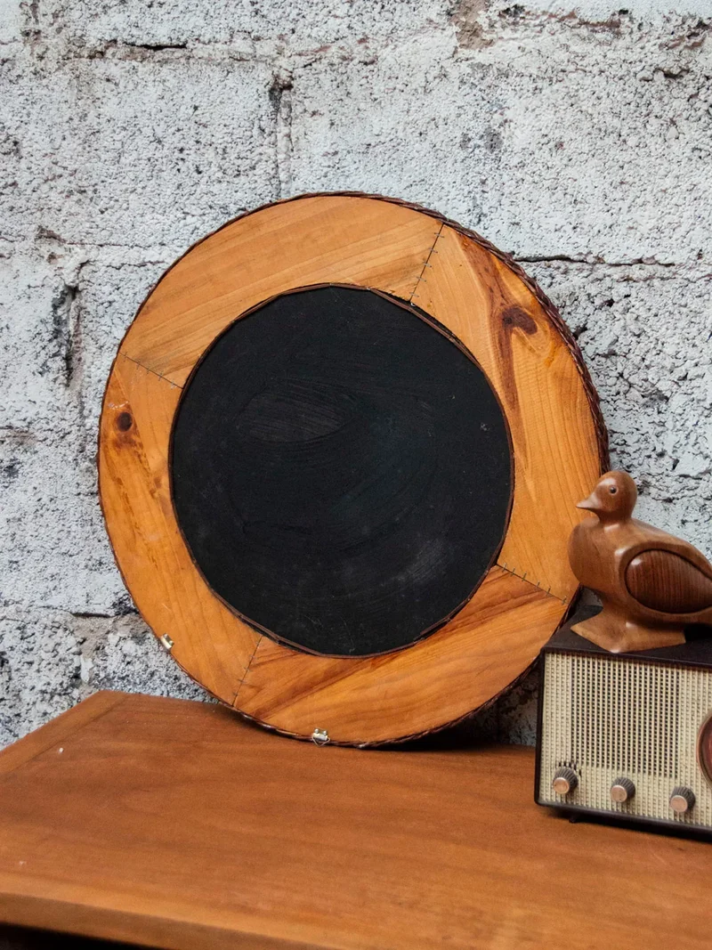 Georges, le miroir en osier foncé N°734